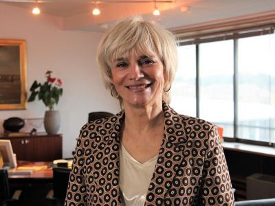 Hélène Sandragné, présidente du conseil départemental de l'Aude