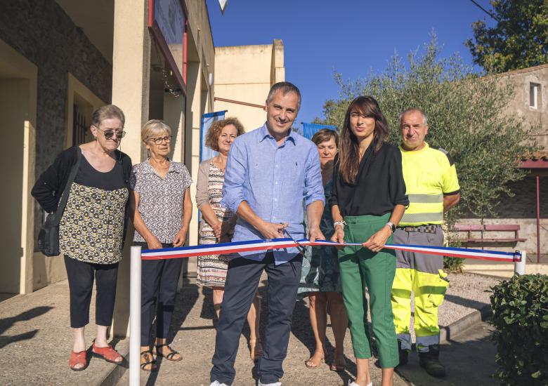 inauguration de la permanence sociale de la MDS Lézignanais à Saint-Couat