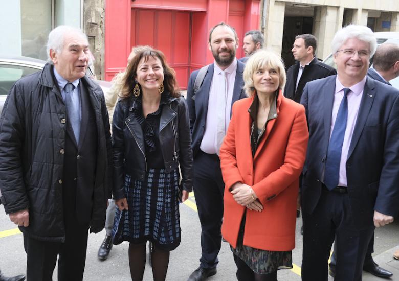 La présidente de Région Carole Delga et la présidente du Département, Hélène Sandragné, ont visité les lieux aux côtés du maire de Carcassonne Gérard Larrat et du président de Carcassonne Agglo, Régis Banquet.